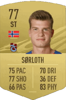 Multi Média Jeux Vidéo F I F A - Joueurs Cartes Norvège Alexander Sorloth 