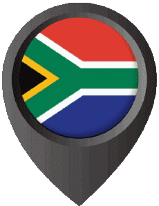 Bandiere Africa Sud Africa Perno di posizione 