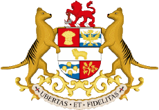 Drapeaux Océanie Australie Tasmania Blason 