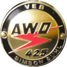 Transport MOTORRÄDER Awo Logo 