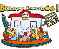 Messages French Bonne Rentrée Transparent Background 07 