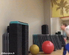 Humor -  Fun MENSCHEN Akrobatik Verschieden Fail 02 