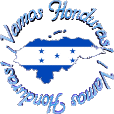 Messages Spanish Vamos Honduras Bandera 
