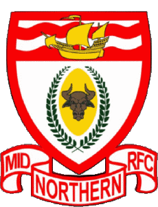 Deportes Rugby - Clubes Mundo - Logotipo Nueva Zelanda M Mid-Northern RFC 