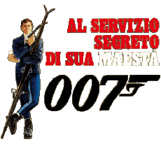 Multi Média Cinéma International James Bond 007 Au Service de sa Majesté Logo Italien 