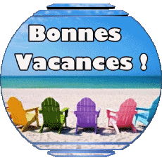 Messages Français Bonnes Vacances Fond Transparent 02 