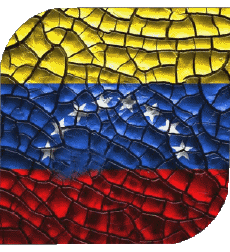 Bandiere America Venezuela Quadrato 