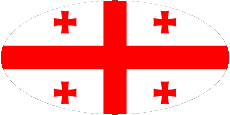 Banderas Asia Georgia Oval 01 