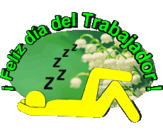 Messages Spanish 1 de Mayo Feliz día del Trabajador 