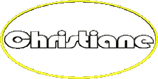 Prénoms FEMININ - France C Christiane 