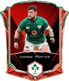 Sports Rugby - Joueurs Irlande Andrew Porter 
