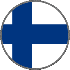 Drapeaux Europe Finlande Rond 