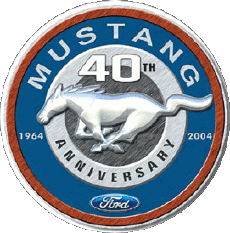 Transport Wagen Ford Mustang Logo 
