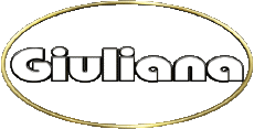 First Names FEMININE - Italy G Giuliana 