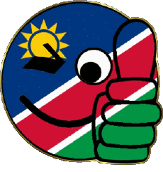 Flags Africa Namibia Smiley - OK 