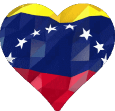 Banderas América Venezuela Corazón 