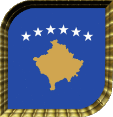 Bandiere Europa Kosovo Quadrato 