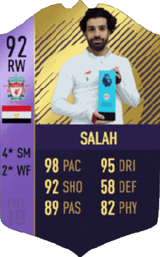 Multi Media Video Games F I F A - Card Players Egypt Mohamed Salah 