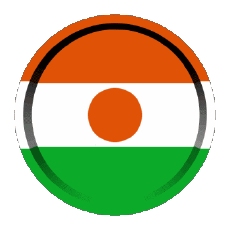 Bandiere Africa Niger Rotondo - Anelli 