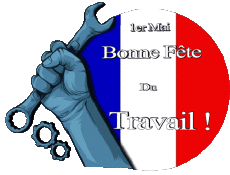 Mensajes Francés 1er Mai Bonne Fête du Travail - France 