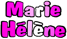 Nombre FEMENINO - Francia M Compuesto Marie Hélène 