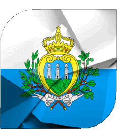 Fahnen Europa San Marino Platz 