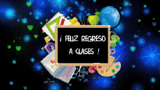 Nachrichten Spanisch Feliz Regreso a Clases Animierter Hintergrund 008 