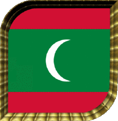 Fahnen Asien Malediven Plaza 