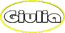Prénoms FEMININ - Italie G Giulia 