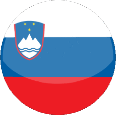 Bandiere Europa Slovenia Tondo 