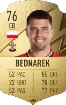 Multimedia Vídeo Juegos F I F A - Jugadores  cartas Polonia Jan Bednarek 