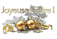 Messagi Francese Joyeuses Fêtes (Noël) Serie 19 