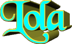 Vorname WEIBLICH - Spanien L Lola 