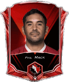Sport Rugby - Spieler Kanada Phil Mack 