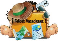 Mensajes Español Felices Vacaciones Fondo transparente 13 