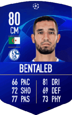 Multimedia Vídeo Juegos F I F A - Jugadores  cartas Argelia Nabil Bentaleb 
