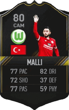 Multi Média Jeux Vidéo F I F A - Joueurs Cartes Turquie Yunus Malli 