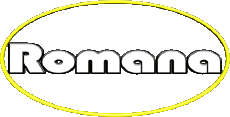 Prénoms FEMININ - Espagne R Romana 