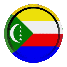 Flags Africa Comoros Round - Rings 