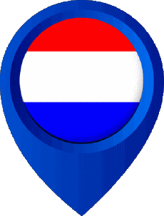 Drapeaux Europe Pays-Bas Epingle de Localisation 