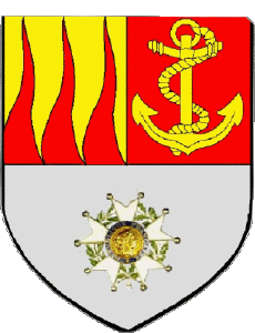 Banderas Francia Departamentos - Ciudades 08 BAZEILLES 