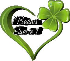 Messages Spanish Buena Suerte Transparent Background 06 