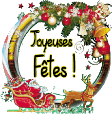 Messages French Joyeuses Fêtes (Noël) Serie 04 