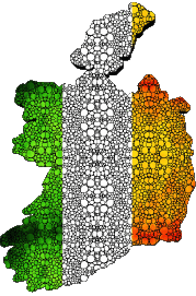 Flags Europe Ireland Map 