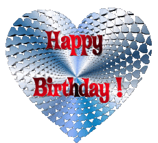 Nachrichten Englisch Happy Birthday Heart 006 