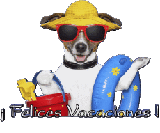 Messages - Smiley Spanish Felices Vacaciones 03 