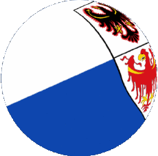 Drapeaux Europe Italie Trentin-Haut-Adige Sphere - Cube 