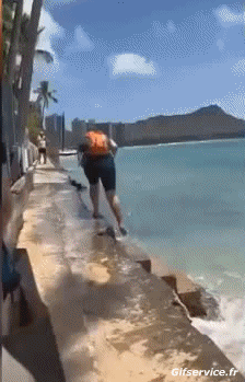 Humor -  Fun MENSCHEN Treppe Fail Serie 01 