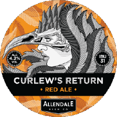 Curlew's Return-Getränke Bier UK Allendale Brewery 