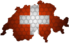 Bandiere Europa Svizzero Carta Geografica 